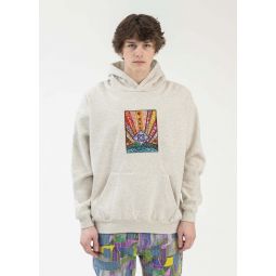 Richgainer Embroidery Patchwork Hoodies - Grey