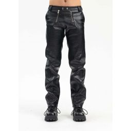 Gmbh Trousers With Double Zips - Black