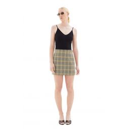 Check Print Mini Skirt - Lemmon