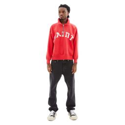 Half-Zip Saint Logo Sweatshirt - Red