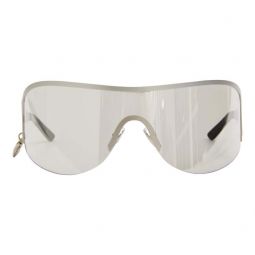 Metal Frame Sunglasses - Silver
