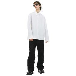 X-Pand Cotton Poplin Shirt - Off White