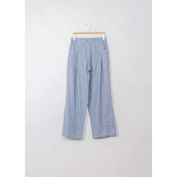 Darted Wide Leg Trousers - Grey