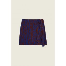 Thenards Jiggle Cove Wrap Skirt - Blue