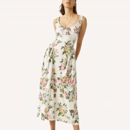 Shisha Linen Floral Maxi Dress - Prints