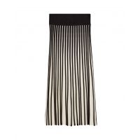 Stripes Skirt - Oyster White/Black