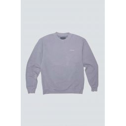 Embroidered NY Chest Logo Sweatshirt - lilac