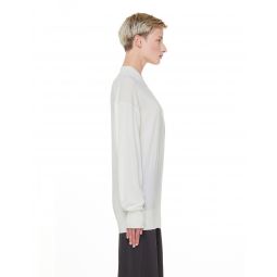 White Wool & Cashmere Taryn Sweater