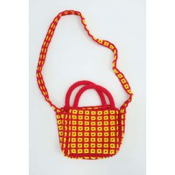 Square Bag - Red/Yellow