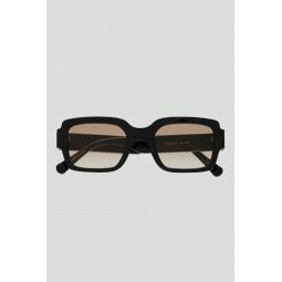 Apollo Sunglasses - Black/Brown Gradient Lens