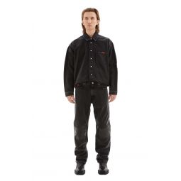 Relaxed Fit Jeans - Black Wash/Gaffer Tape