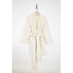 Azumadaki Quilted Robe - Ivory