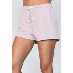 Aruba Fleece Shorts - Brushed Lilac