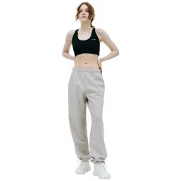 Wellness Studio Sweatpants - Dove/White