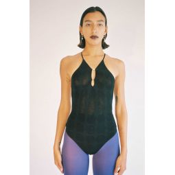 Knitted Bodysuit - Onyx