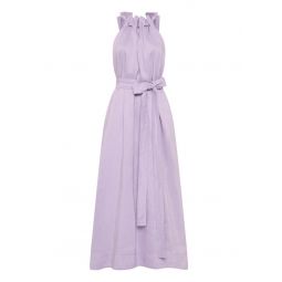 Mariel Trapeze Midi Dress - Lilac