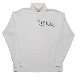 Whole Thermal Turtleneck Top - White