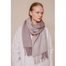 Double-Sided Wool Scarf