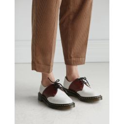 Dr. Martens Mie Saddle Shoe - Cherry/White
