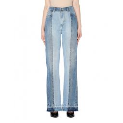 Deluxe Brand Double-Denim High-Rise Jeans