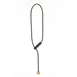 pipe necklace - BLACK
