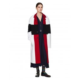 Multicolor Wool Knitted Coat