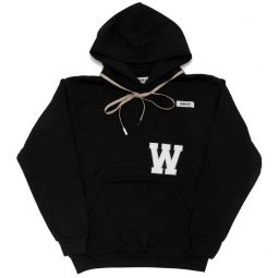 varsity hoodie - Black