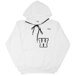 varsity hoodie - White