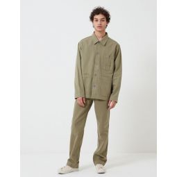 Cotton Herringbone British Army Jacket - Army Green