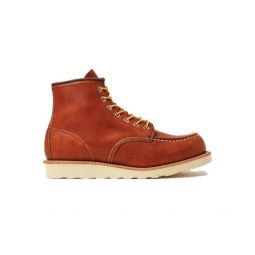 6 Inch Moc Toe Boot Leather - Brown