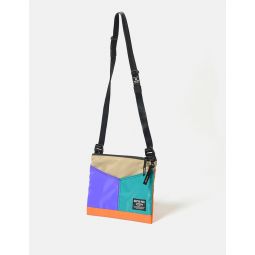 Master-Piece Rush Side Bag - Purple/Turquoise/Orange