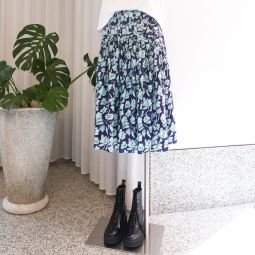 Celestun Skirt - Blue Floral