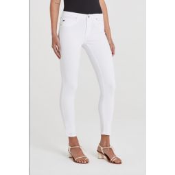Prima Crop Jeans - White