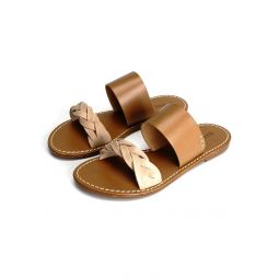 Braided Slide Sandal - Acorn Brown