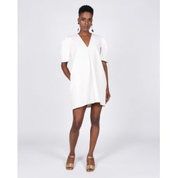 Open Sleeve Short Dress - Meringue