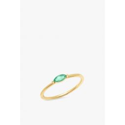 Emerald Marquise Ring - 14kYG