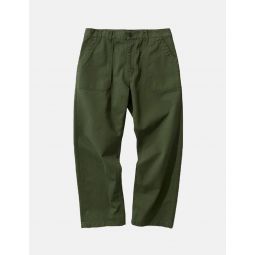 Cotton Fatigue Pants - Forest Green