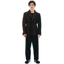 Homme plus Black Jacket With Red Stripes