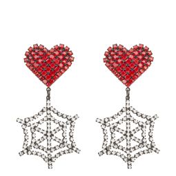Heart Cobweb Earrings - Mixed