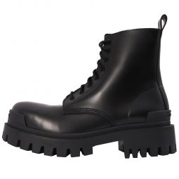 Leather Strike Boots - Black