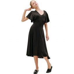 VETEMENTS Black Buttoned Dress