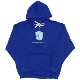 My hopes and dreams folder hoodie - royal blue