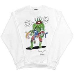 Power to the people sweater - white