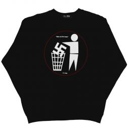 Take out the trash sweater - black
