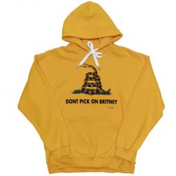 Dont pick on Britney hoodie - gold