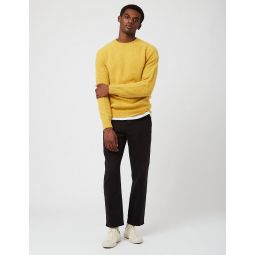 Bhode Supersoft Lambswool Made in Scotland Jumper - yellow