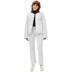 Painted Denim Jacket - White