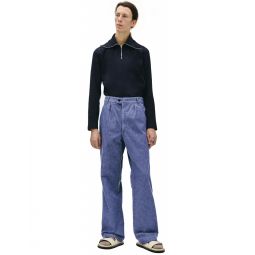 Cotton Pants - Washed Blue