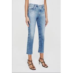 Isabelle High Rise Crop Jeans - Courtyard