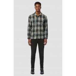 Long Sleeve Button Up - Slate Check